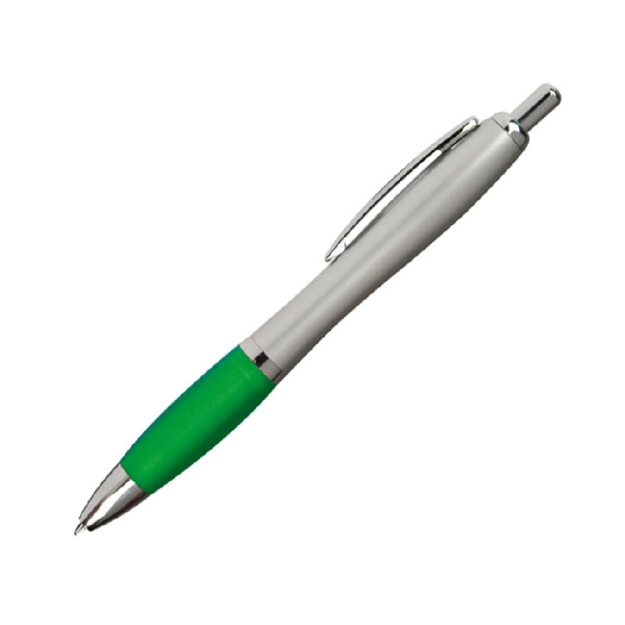 Długopis plastikowy, gumowany GM-11681-09 zielony