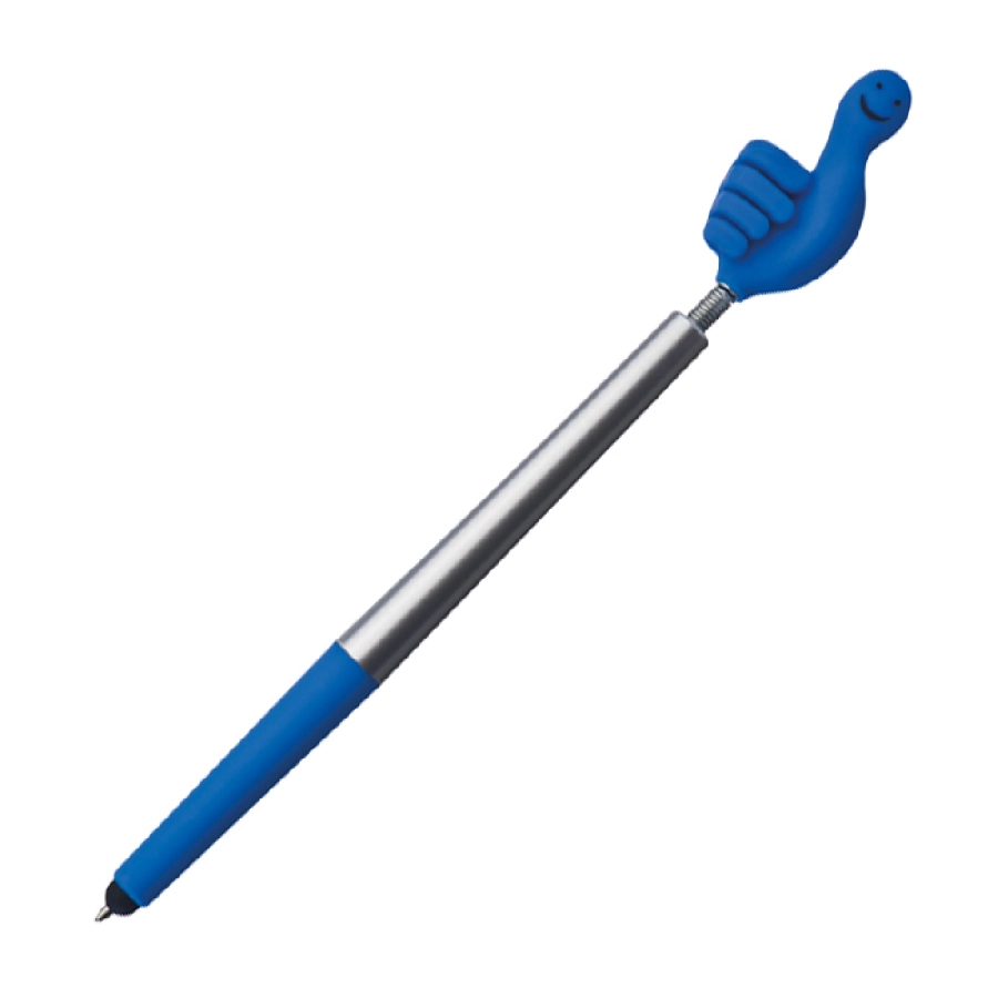 Długopis plastikowy CrisMa Smile Hand GM-13415-04 niebieski