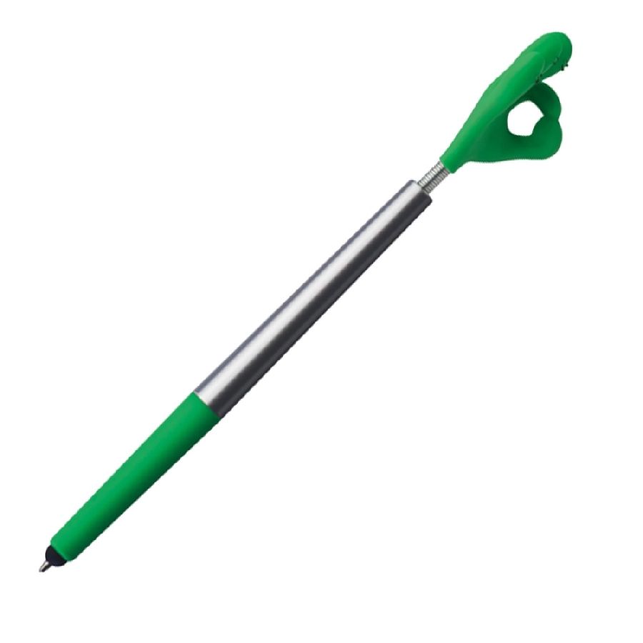 Długopis plastikowy CrisMa Smile Hand GM-13415-09 zielony
