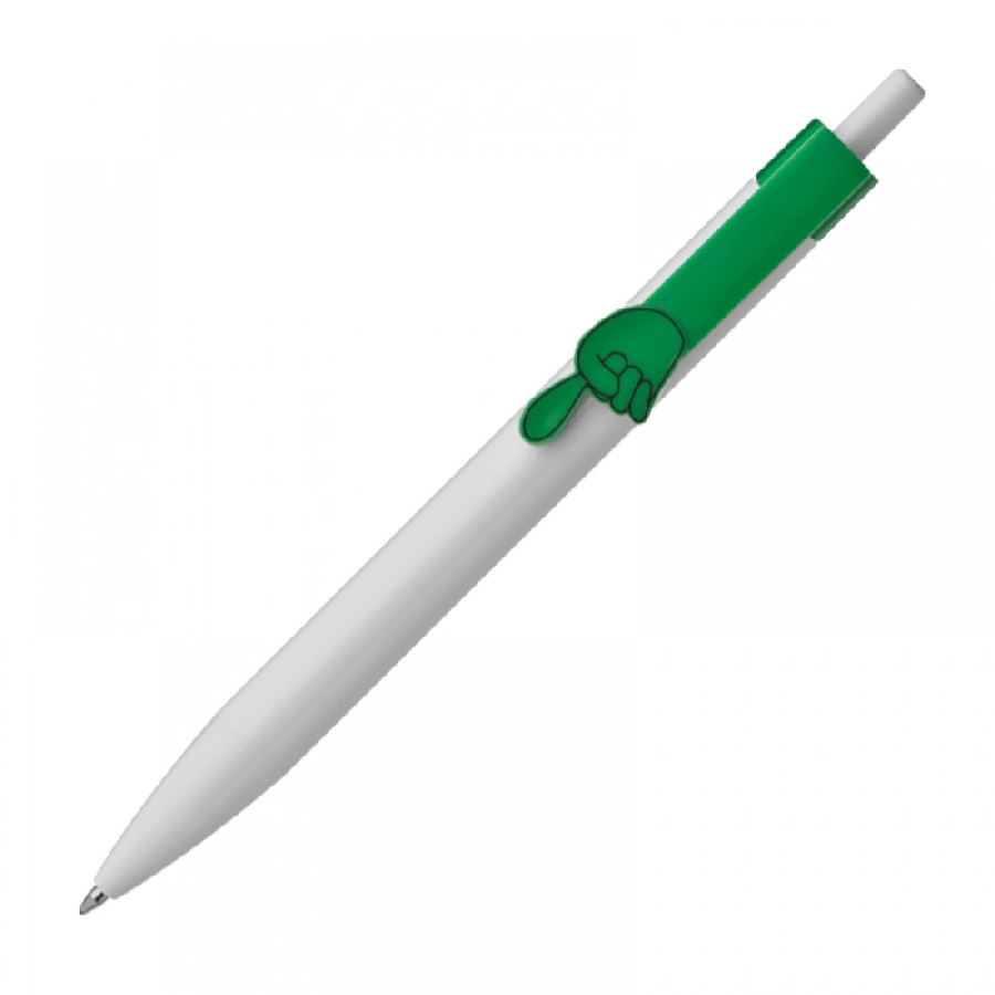 Długopis plastikowy CrisMa Smile Hand GM-14443-09 zielony