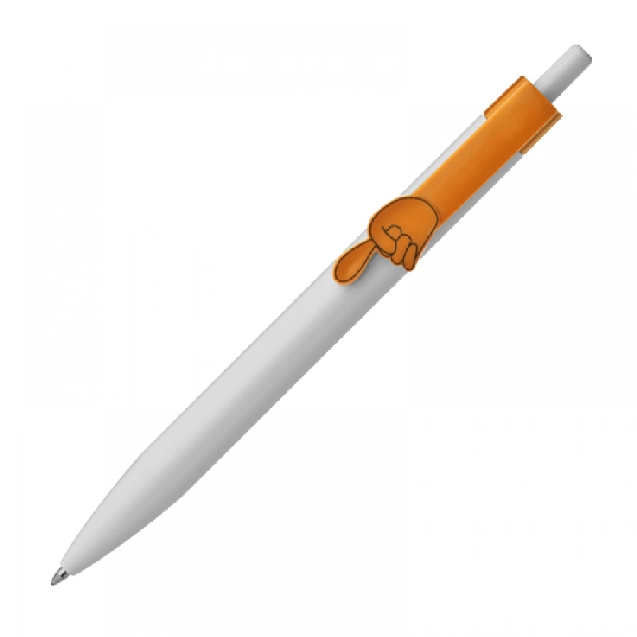 Długopis plastikowy CrisMa Smile Hand GM-14443-10 pomarańczowy