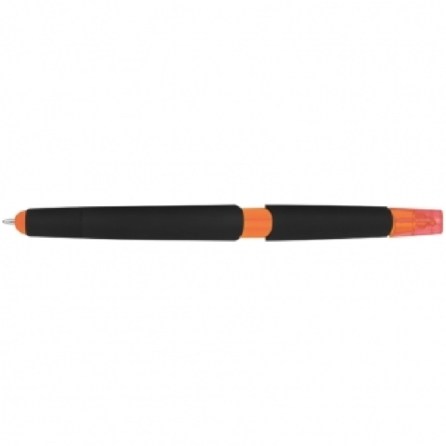 Długopis plastikowy do ekranów dotykowych z zakreślaczem GM-10965-10 pomarańczowy