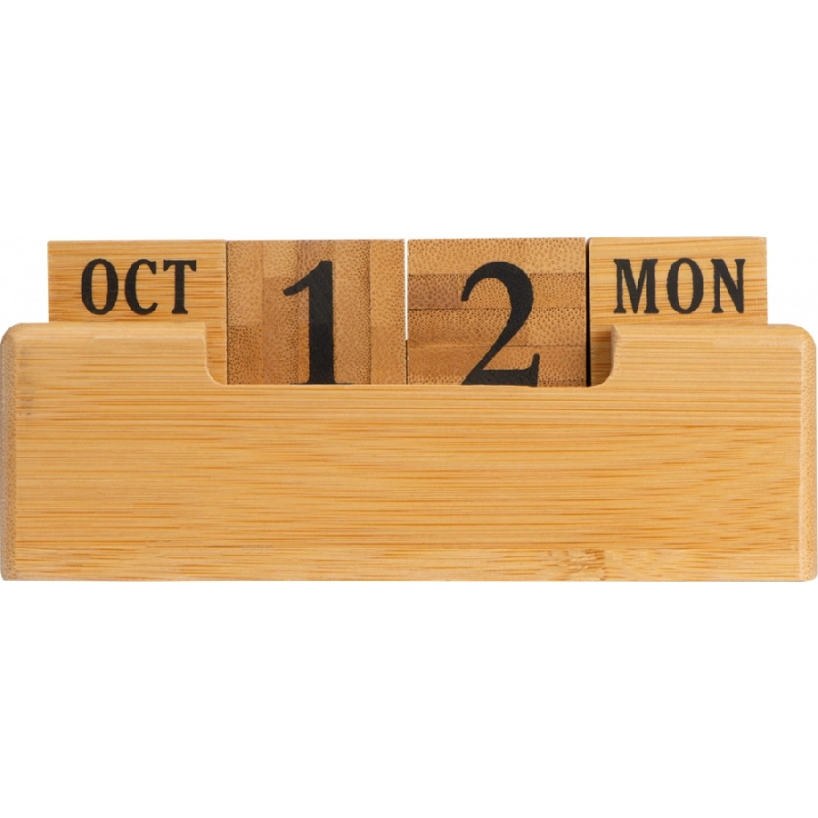 Kalendarz wieczny bambusowy GM-22263-13