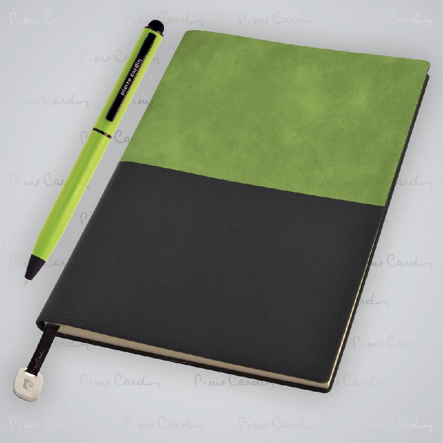 Notes A5 i długopis REPORTER Pierre Cardin GM-B350120-09 zielony