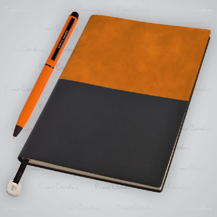 Notes A5 i długopis REPORTER Pierre Cardin GM-B350120-10 pomarańczowy