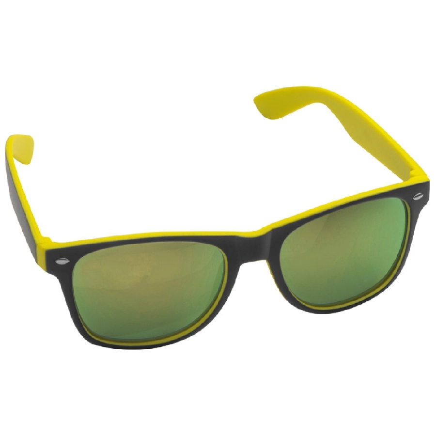 Plastikowe okulary przeciwsłoneczne UV400 GM-50671-08 żółty