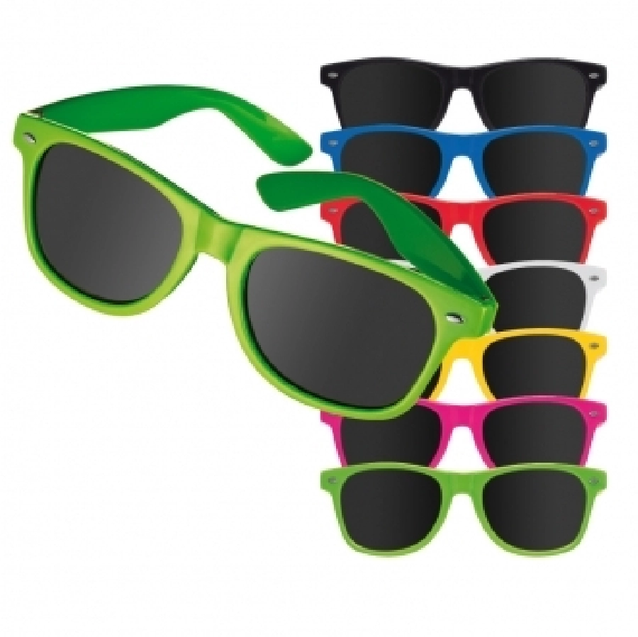 Plastikowe okulary przeciwsłoneczne 400 UV GM-58758-03 czarny
