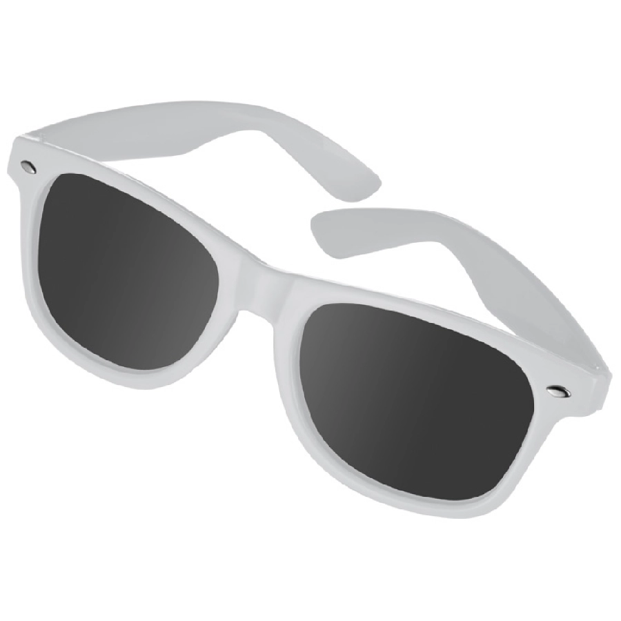 Plastikowe okulary przeciwsłoneczne 400 UV GM-58758-06 biały