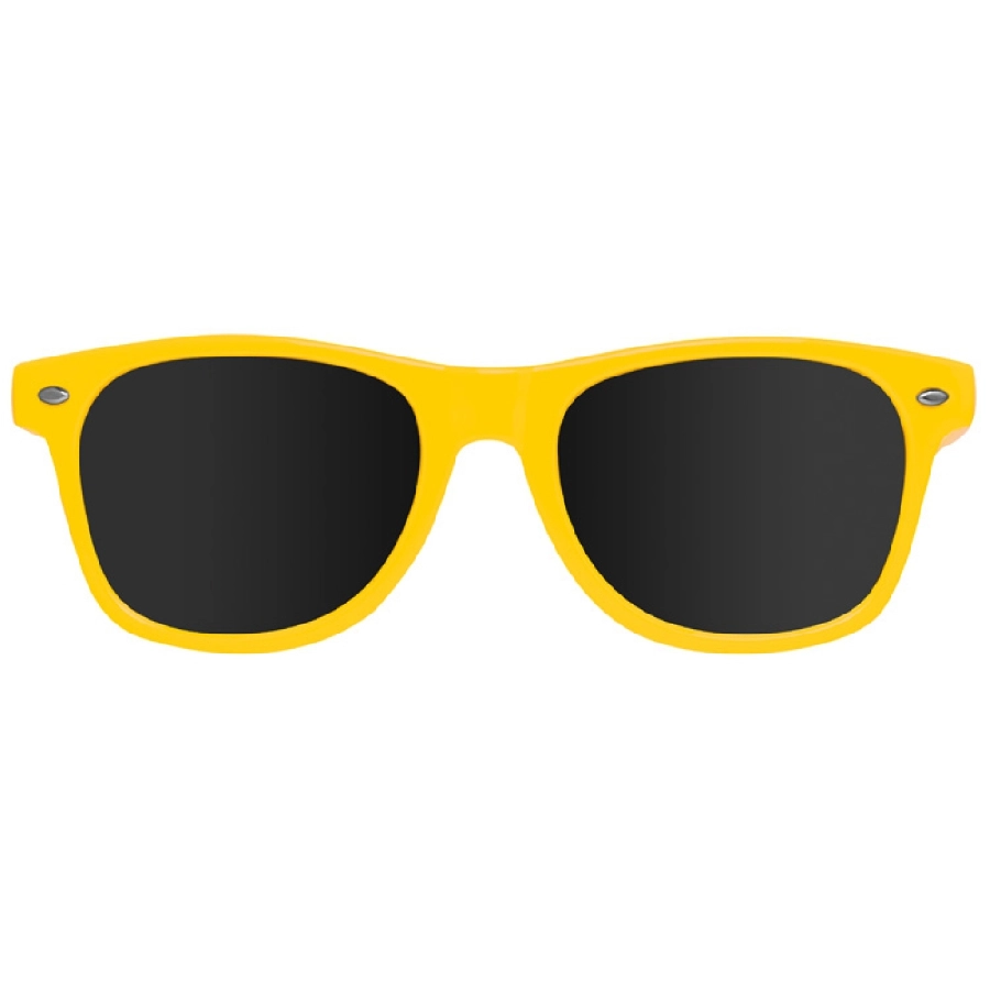 Plastikowe okulary przeciwsłoneczne 400 UV GM-58758-08 żółty