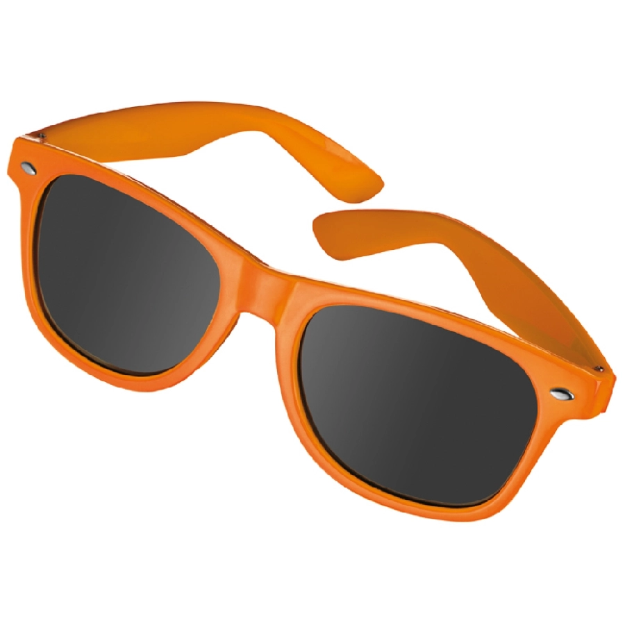 Plastikowe okulary przeciwsłoneczne 400 UV GM-58758-10 pomarańczowy