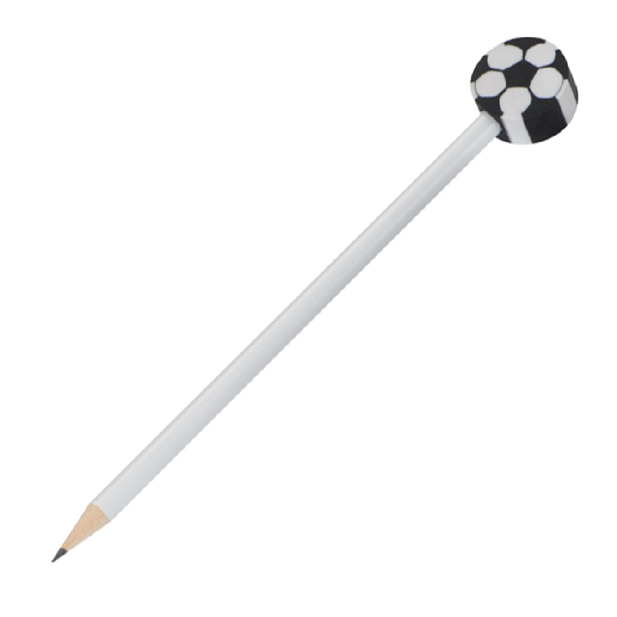 Ołówek z gumką GM-10620-06 biały