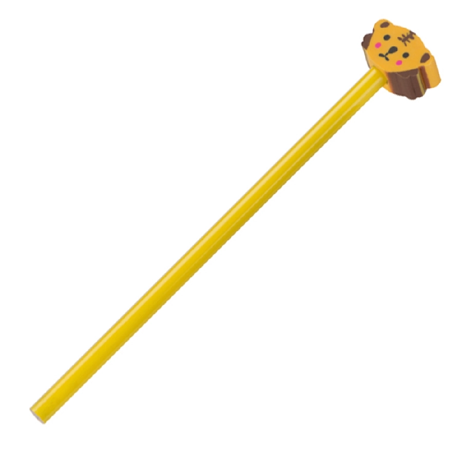 Ołówek z gumką GM-10620-08 żółty