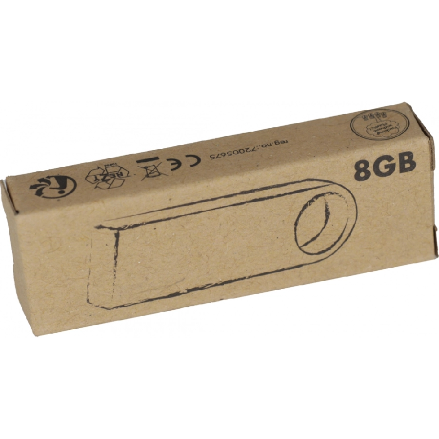 Pendrive metalowy 8GB GM-20991-07 szary