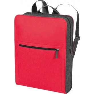 Plecak z filcu GM-60163-05 czerwony