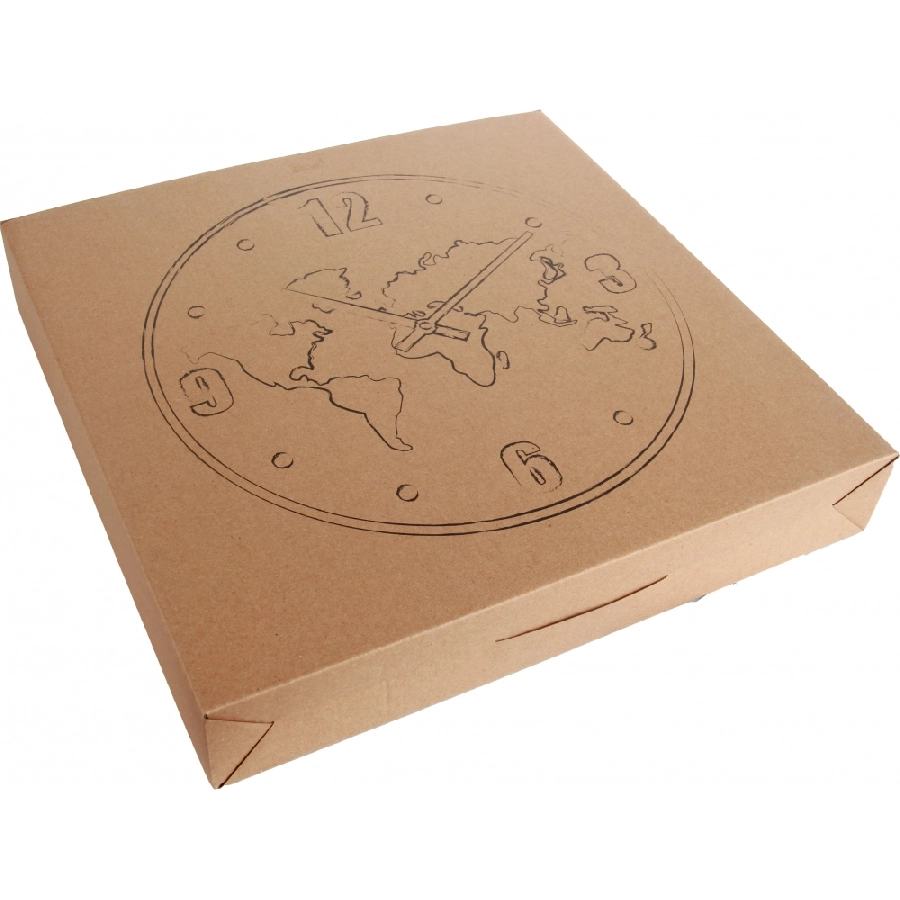 Zegar ścienny plastikowy GM-41223-03 czarny
