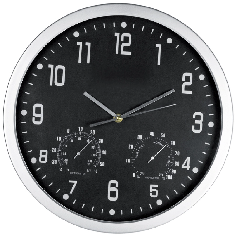 Zegar ścienny CrisMa GM-41238-03 czarny