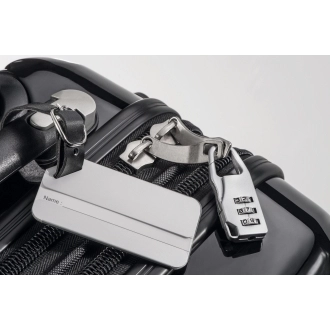Zestaw: kłódka TSA i identyfikator GM-60396-07 szary