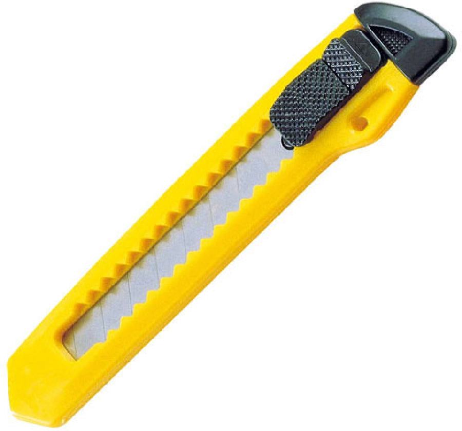 Nóż do kartonu GM-89001-08 żółty