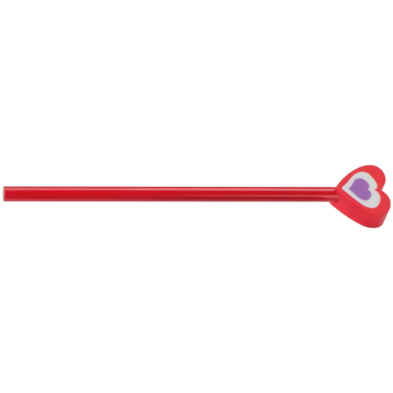 Ołówek z gumką GM-10620-05 czerwony