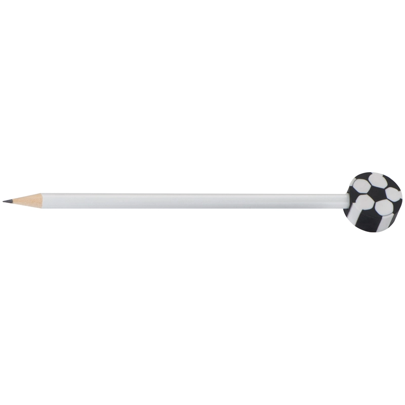 Ołówek z gumką GM-10620-06 biały