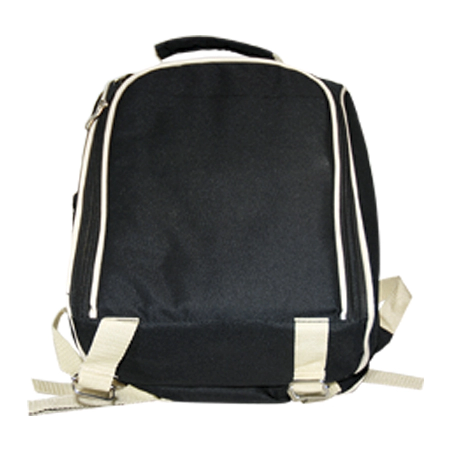 Plecak piknikowy z torbą chłodzącą, na 2 osoby GM-66605-03 czarny