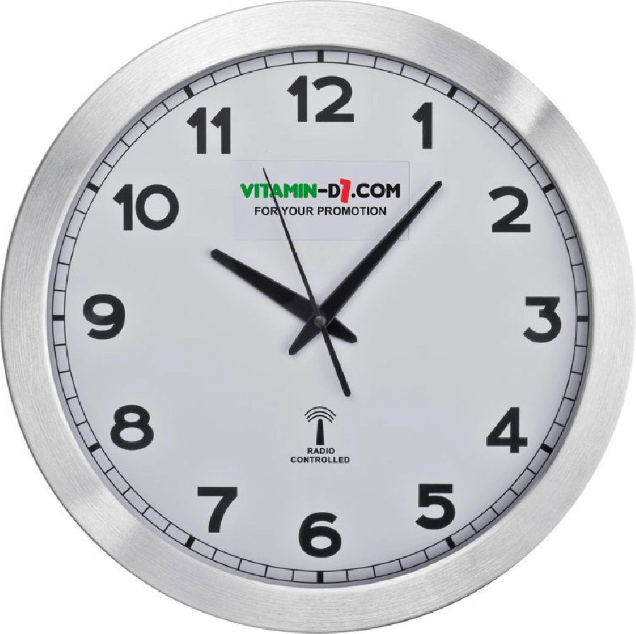 Zegar ścienny metalowy GM-43275-06 biały