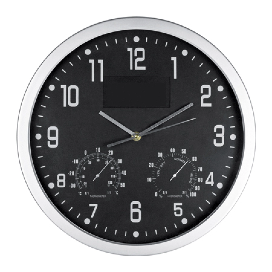 Zegar ścienny CrisMa GM-41238-03 czarny