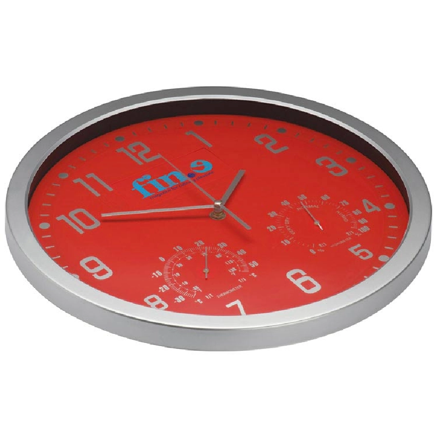 Zegar ścienny CrisMa GM-41238-05 czerwony