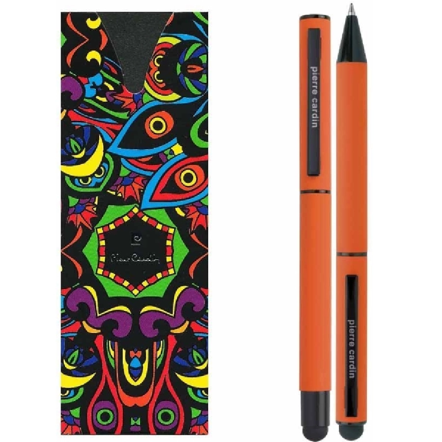 Zestaw piśmienniczy długopis i pióro kulkowe CELEBRATION Pierre Cardin GM-B040100-10 pomarańczowy