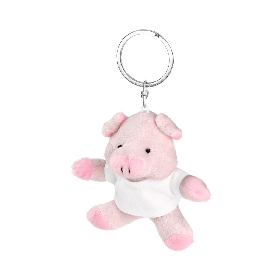 Pluszowa świnka, brelok | Audrie HE597-21 różowy