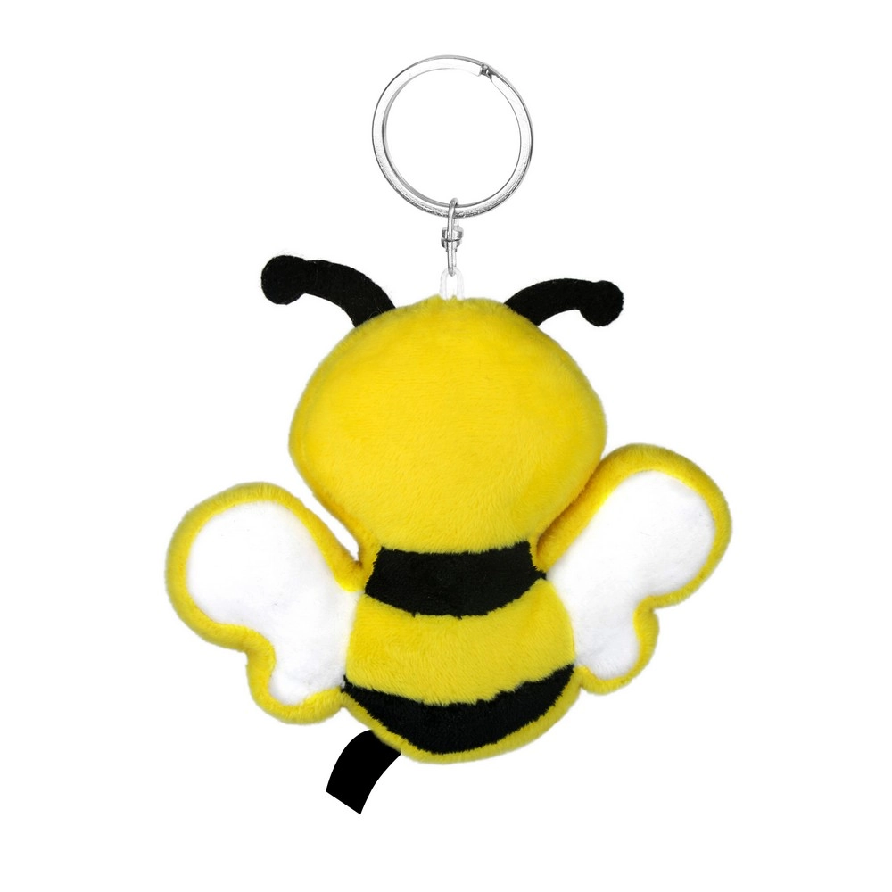 Pluszowa pszczoła RPET z chipem NFC, brelok | Zibee HE795-08