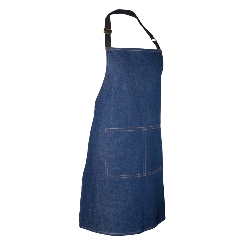 Jeansowy fartuch kuchenny Deluxe P262-925 niebieski