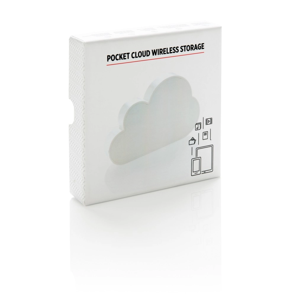 Kieszonkowy dysk bezprzewodowy 16GB, chmura P300-133 biały