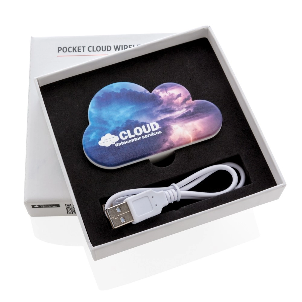 Kieszonkowy dysk bezprzewodowy 16GB, chmura P300-133 biały