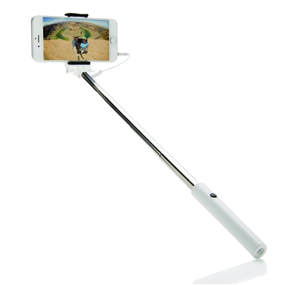 Kieszonkowy uchwyt do robienia zdjęć selfie P301-203 biały