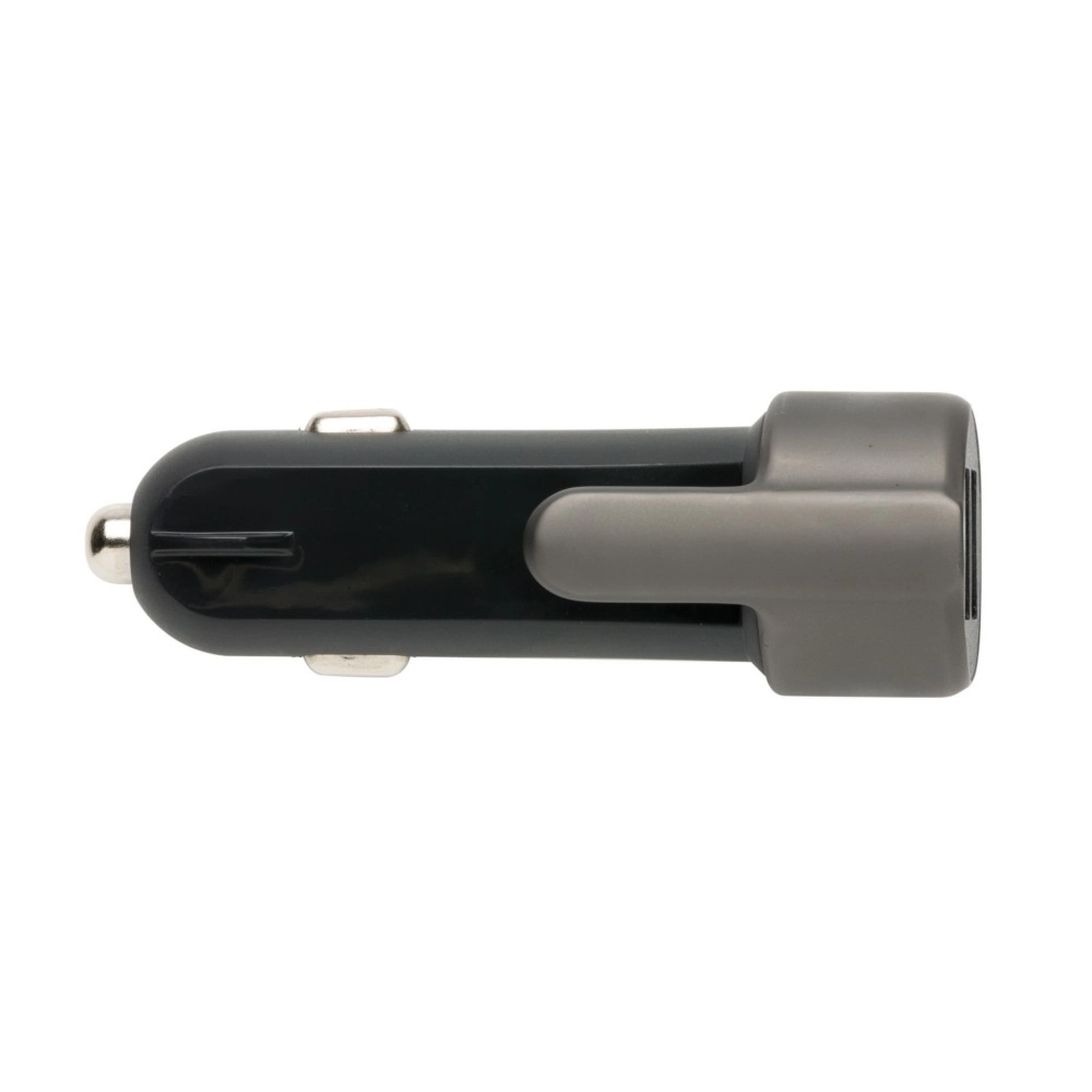 Ładowarka samochodowa USB, przecinak do pasów, młotek bezpieczeństwa P302-830 szary