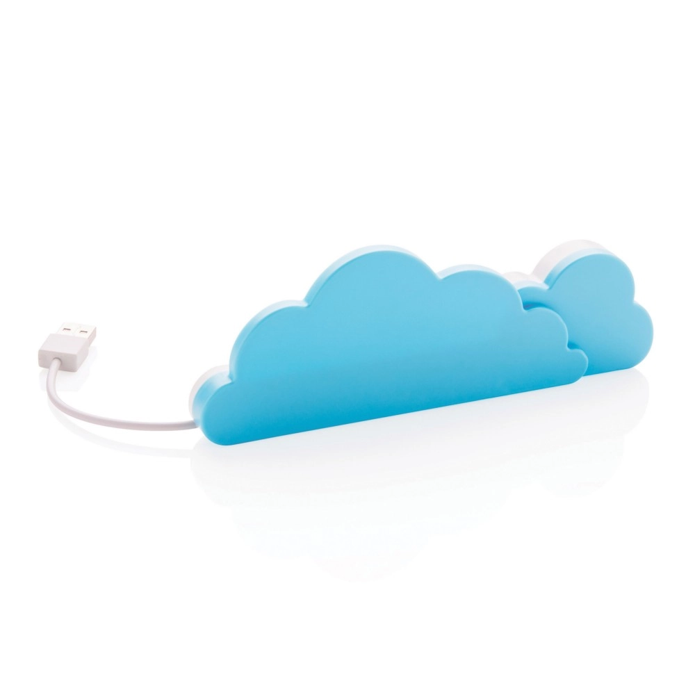 Hub USB 2.0 chmura P308-305 niebieski