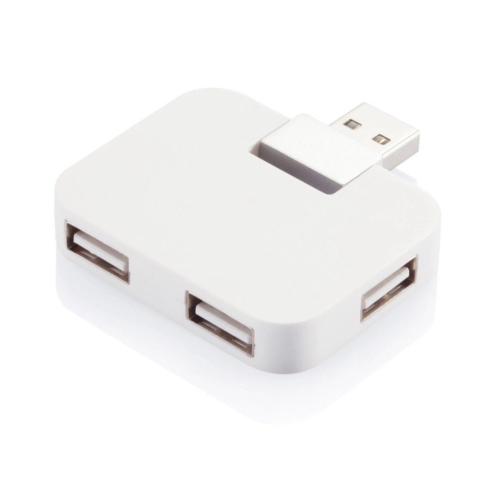 Podróżny hub USB 2.0 P308-753 biały