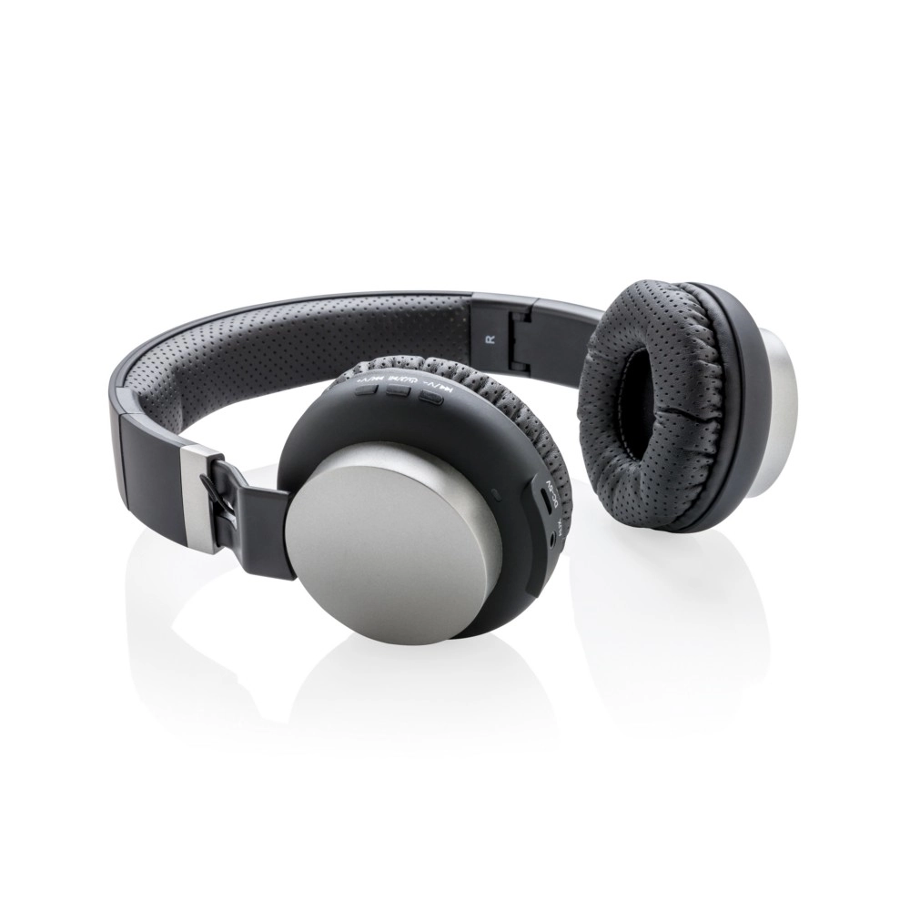 Bezprzewodowe słuchawki nauszne P326-343 czarny