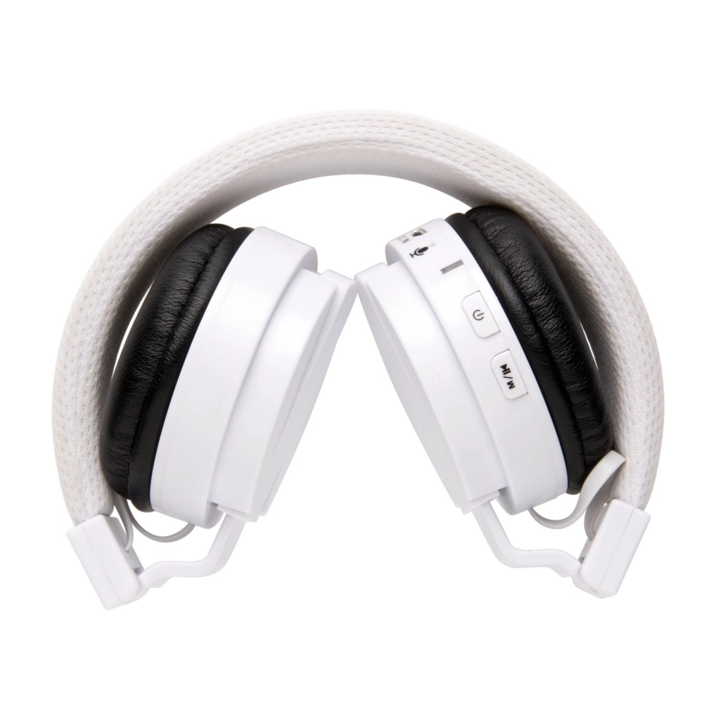 Bezprzewodowe słuchawki nauszne, składane P326-703 biały