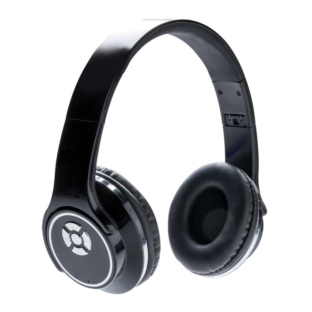 Bezprzewodowe słuchawki nauszne, głośnik bezprzewodowy 6W P326-871 czarny