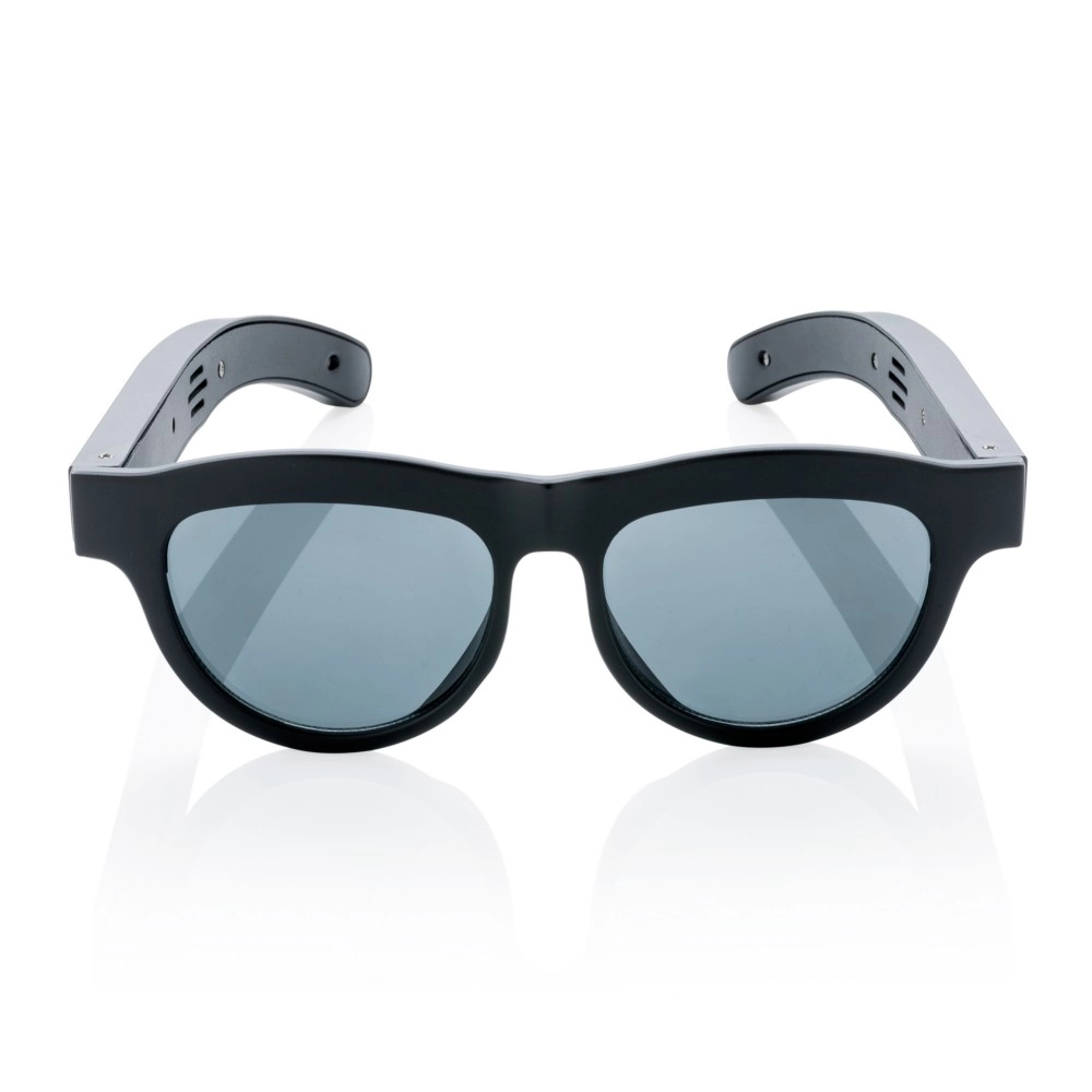 Okulary przeciwsłoneczne, bezprzewodowy głośnik 2x1W P326-981 czarny