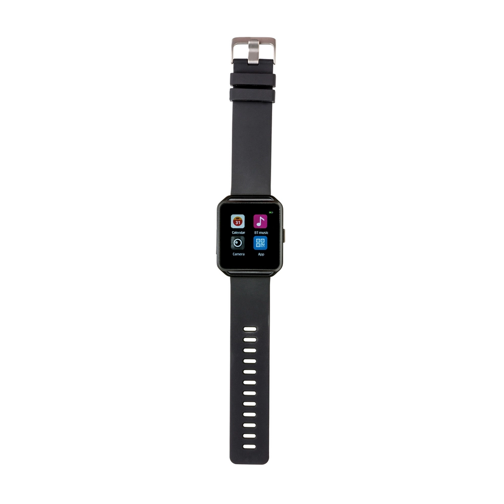 Monitor aktywności, bezprzewodowy zegarek wielofunkcyjny P330-821 czarny