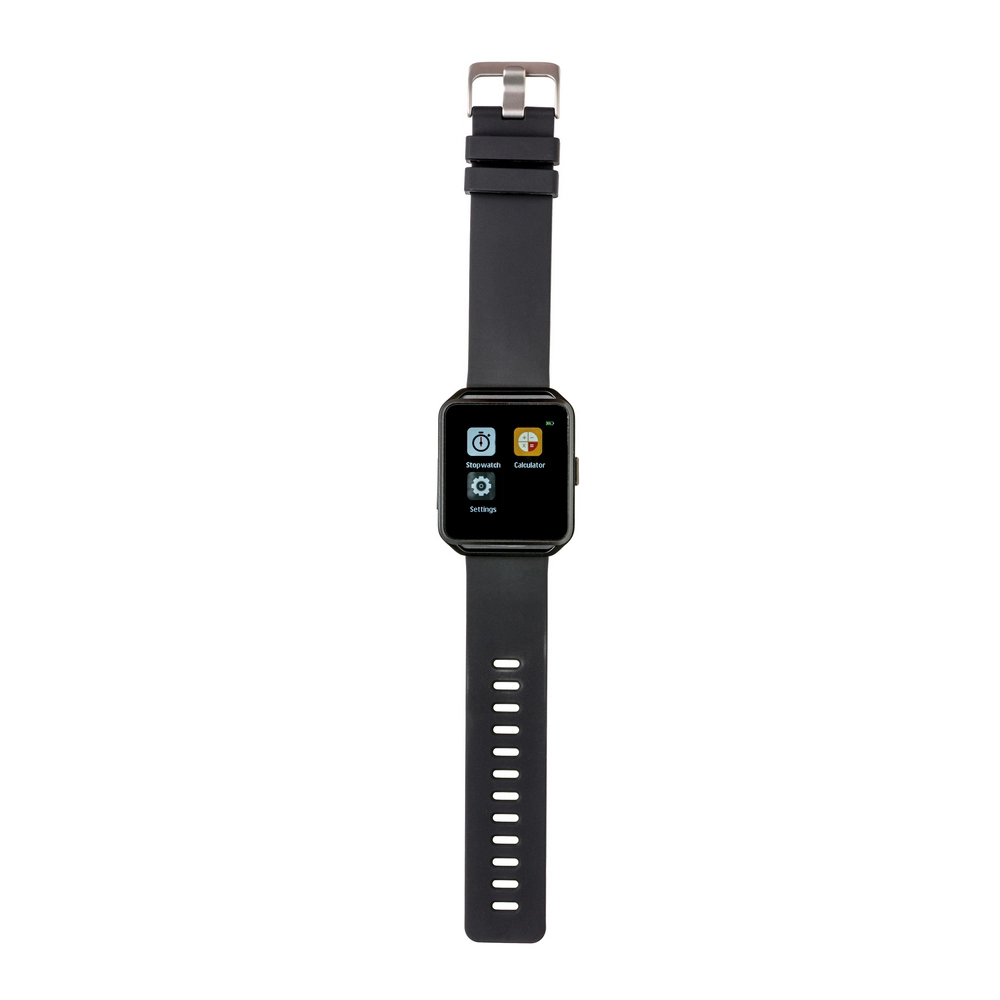 Monitor aktywności, bezprzewodowy zegarek wielofunkcyjny P330-821 czarny