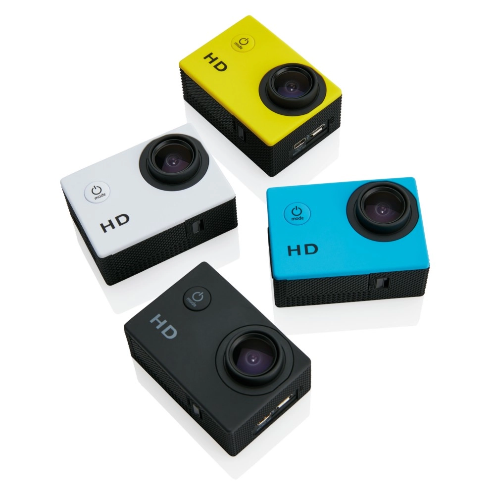 Kamera sportowa HD z 11 akcesoriami P330-053 biały