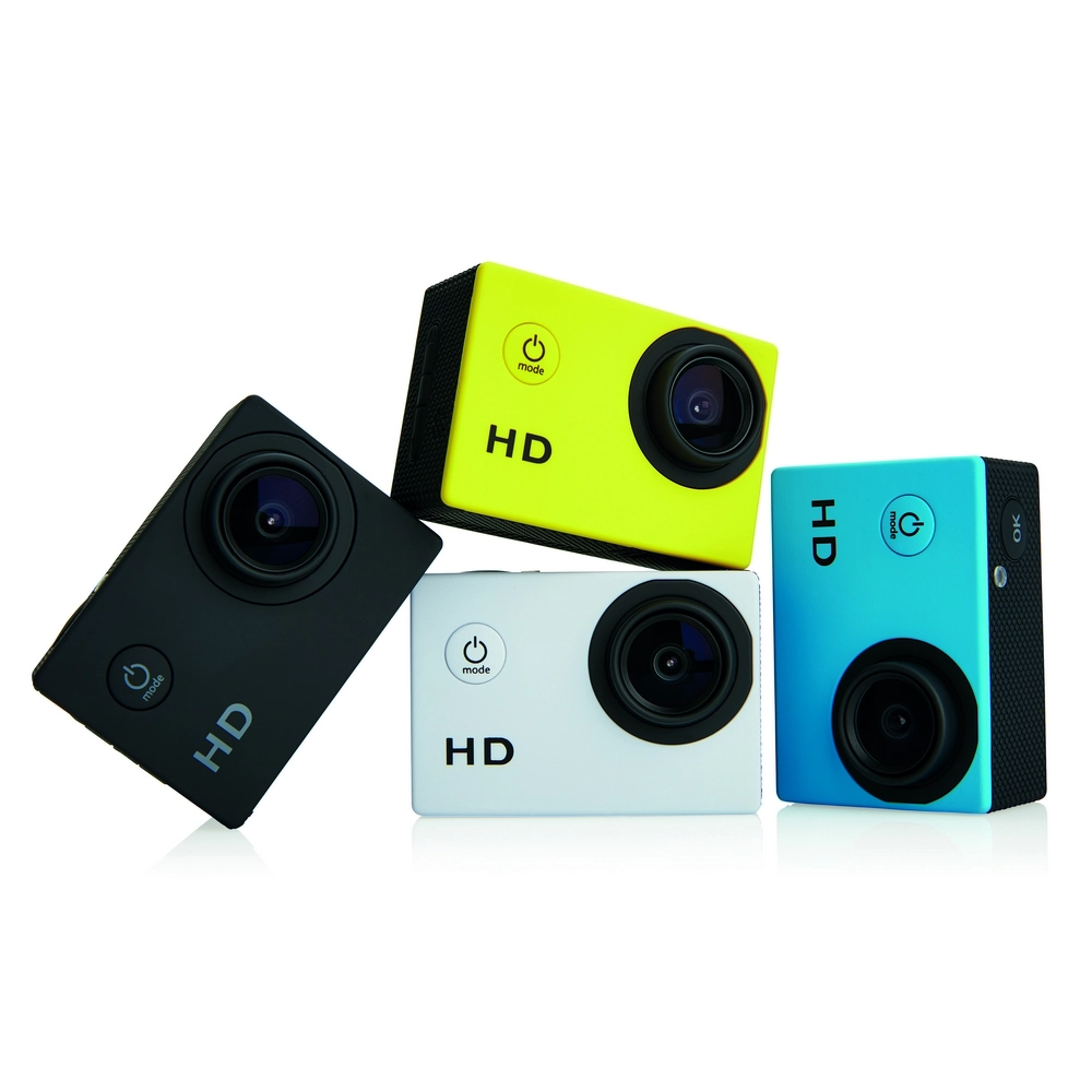 Kamera sportowa z 11 akcesoriami P330-056 żółty