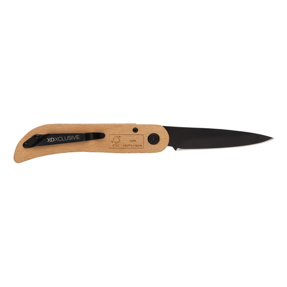 Drewniany nóż składany, scyzoryk Nemus P414-039