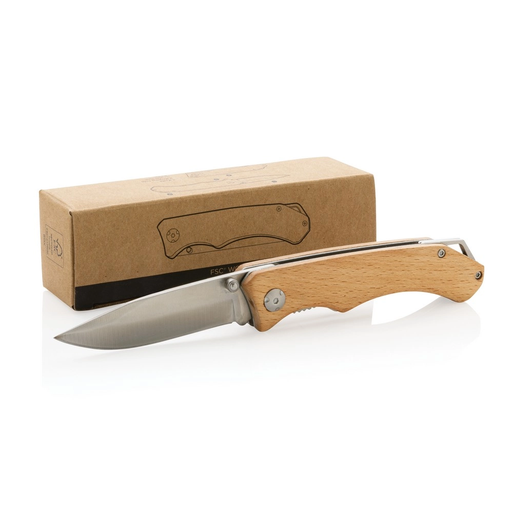 Drewniany nóż składany, scyzoryk P414-059