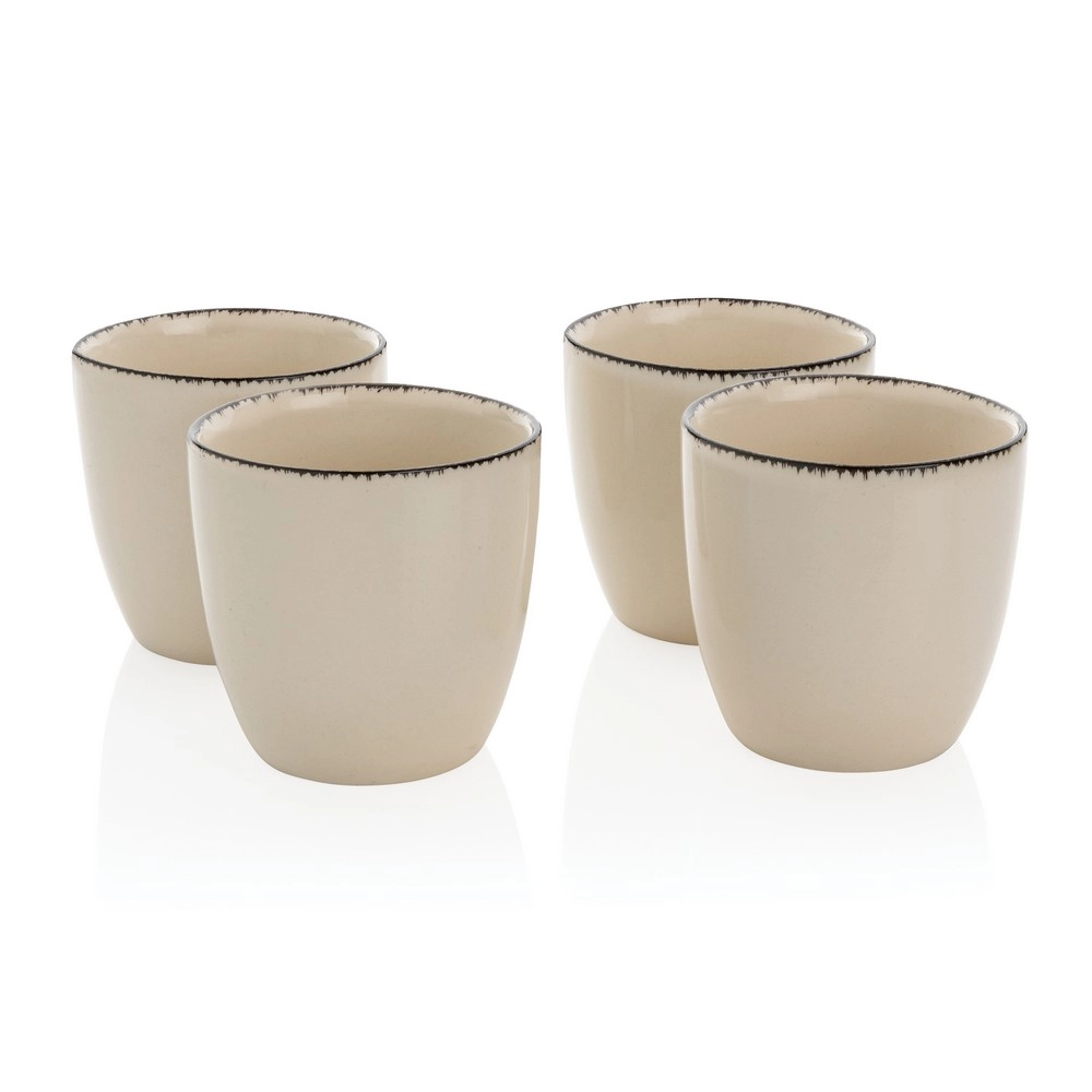 Zestaw kubków ceramicznych 120 ml Ukiyo, 4 el. P432-403