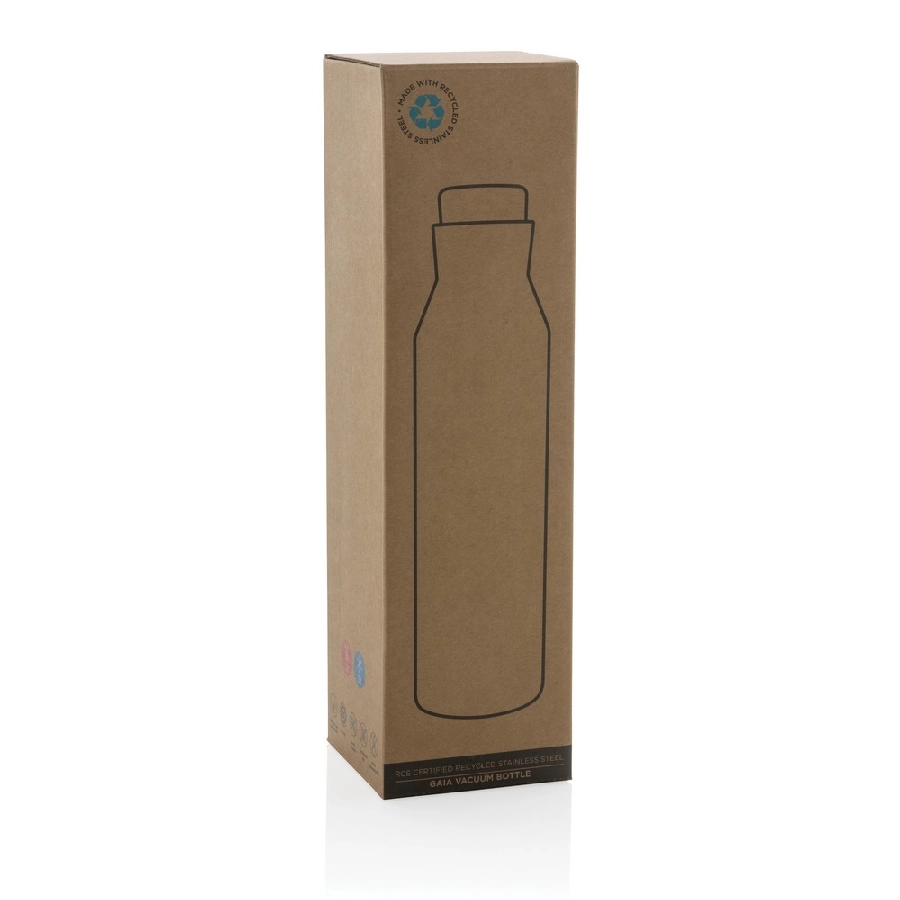 Butelka termiczna 500 ml Gaia, stal nierdzewna z recyklingu P435-521